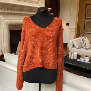 Double Zero orange sweater